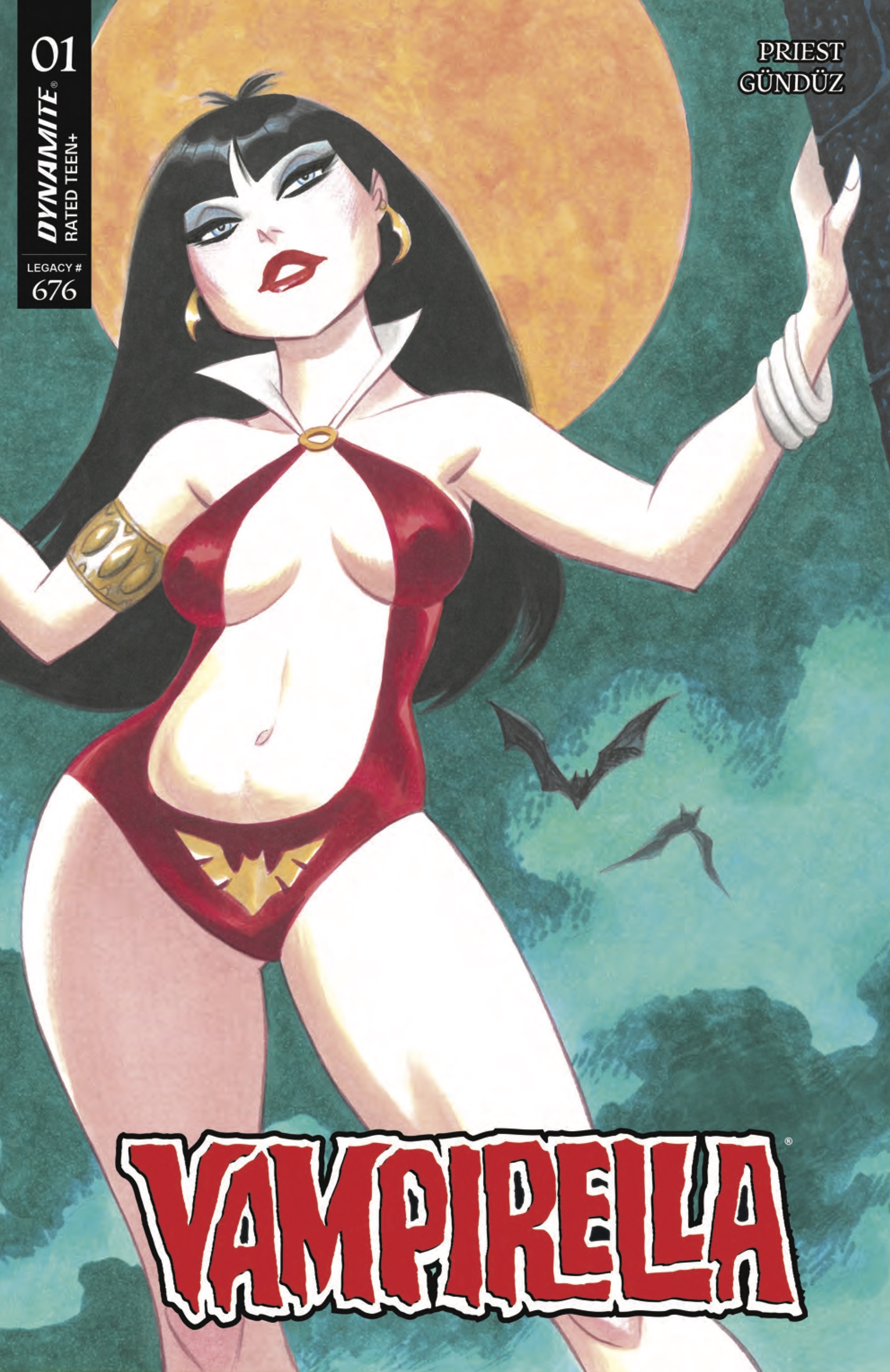Bruce Timm Vampirella #1 LCCAF Exclusive Cover