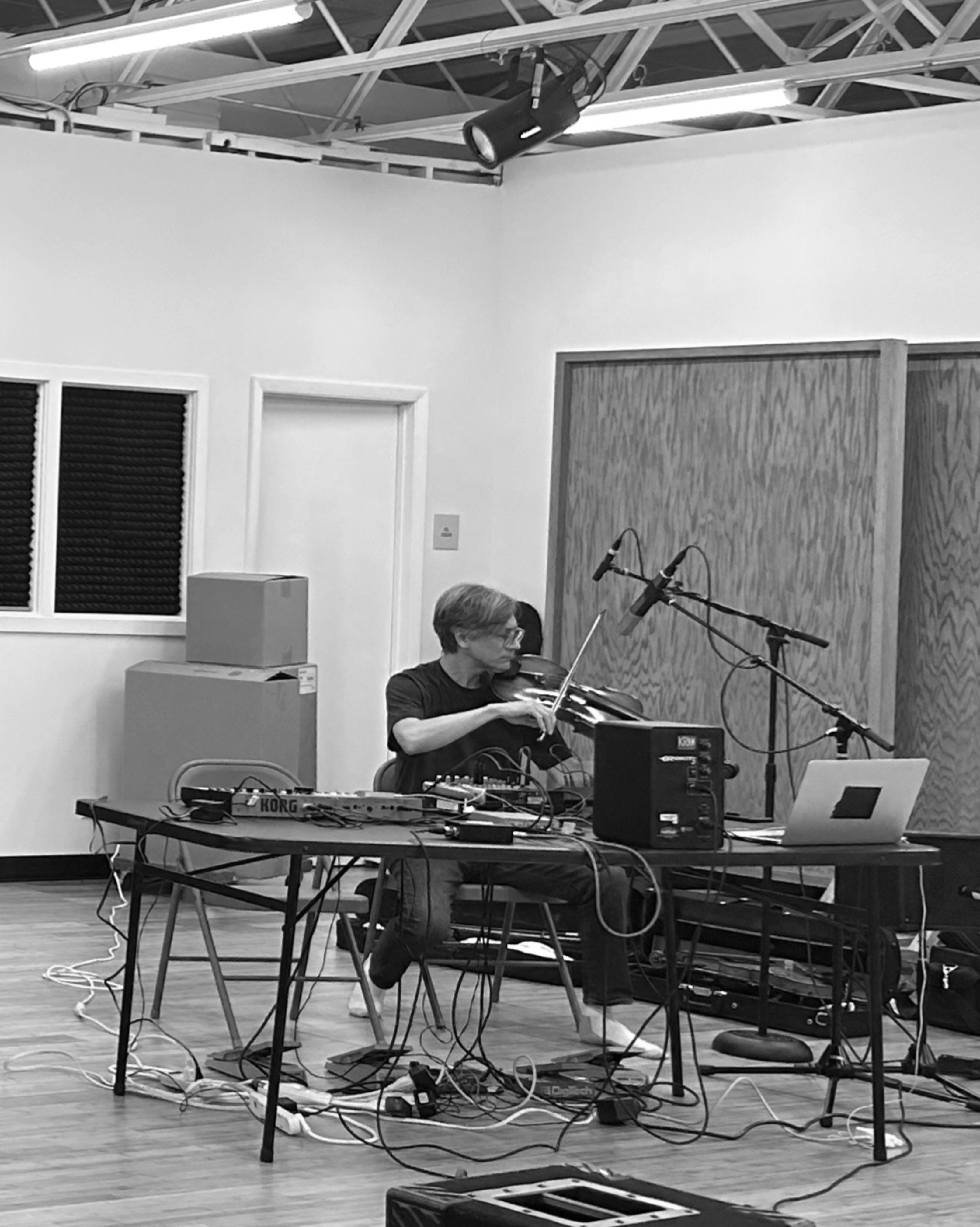 Jonathan Chen, Jamie Kempkers & Tatsu Aoki at Midnight Tea