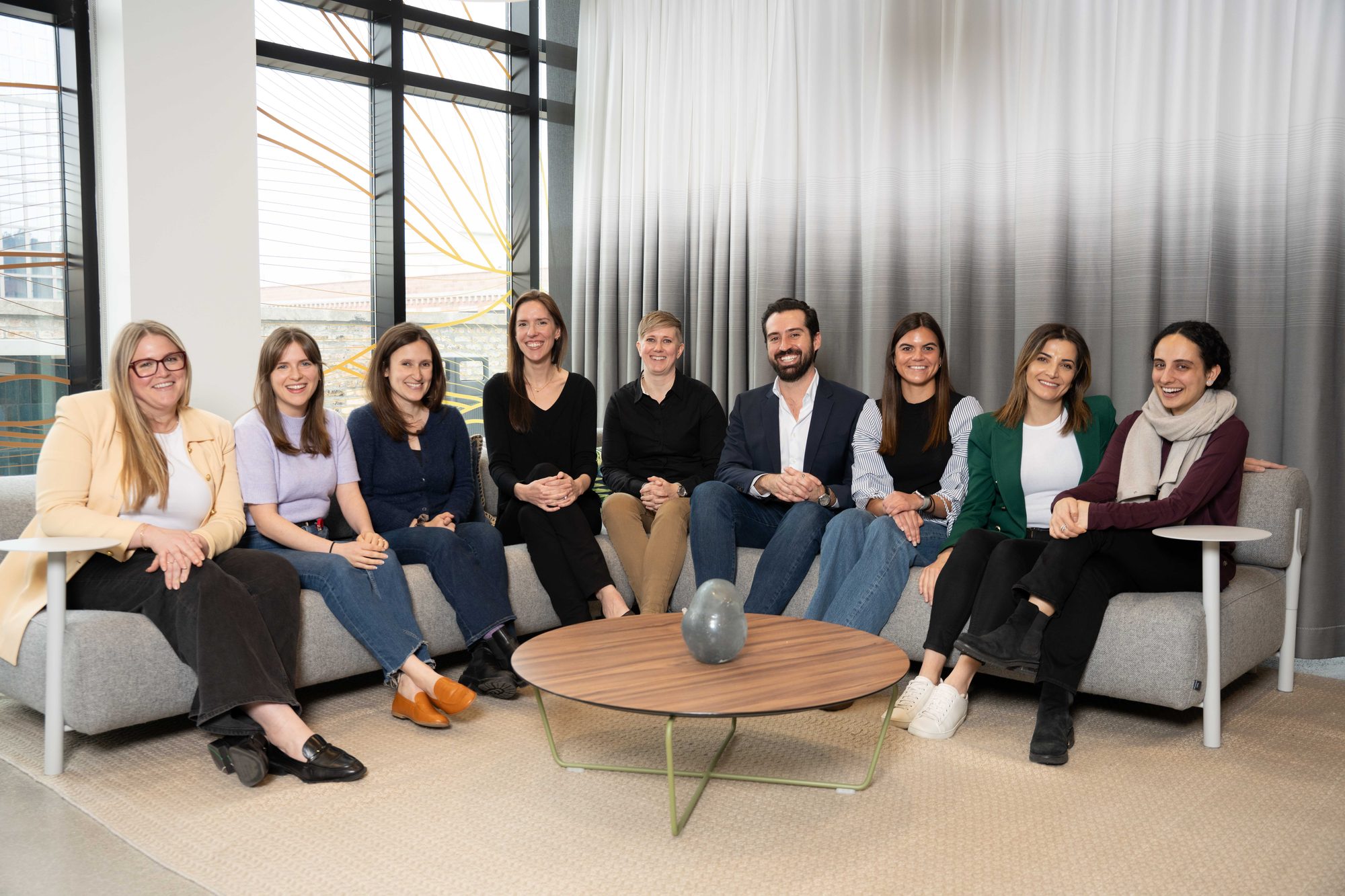 Reception area of corporate office